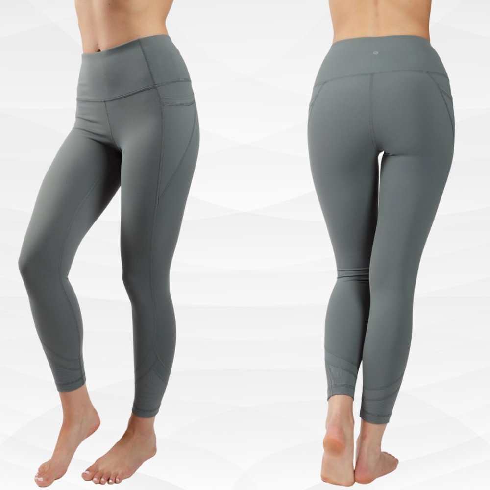 NWT 90 Degree Wonderlink High Waisted 7/8 Leggings, Genius Green, Size XL